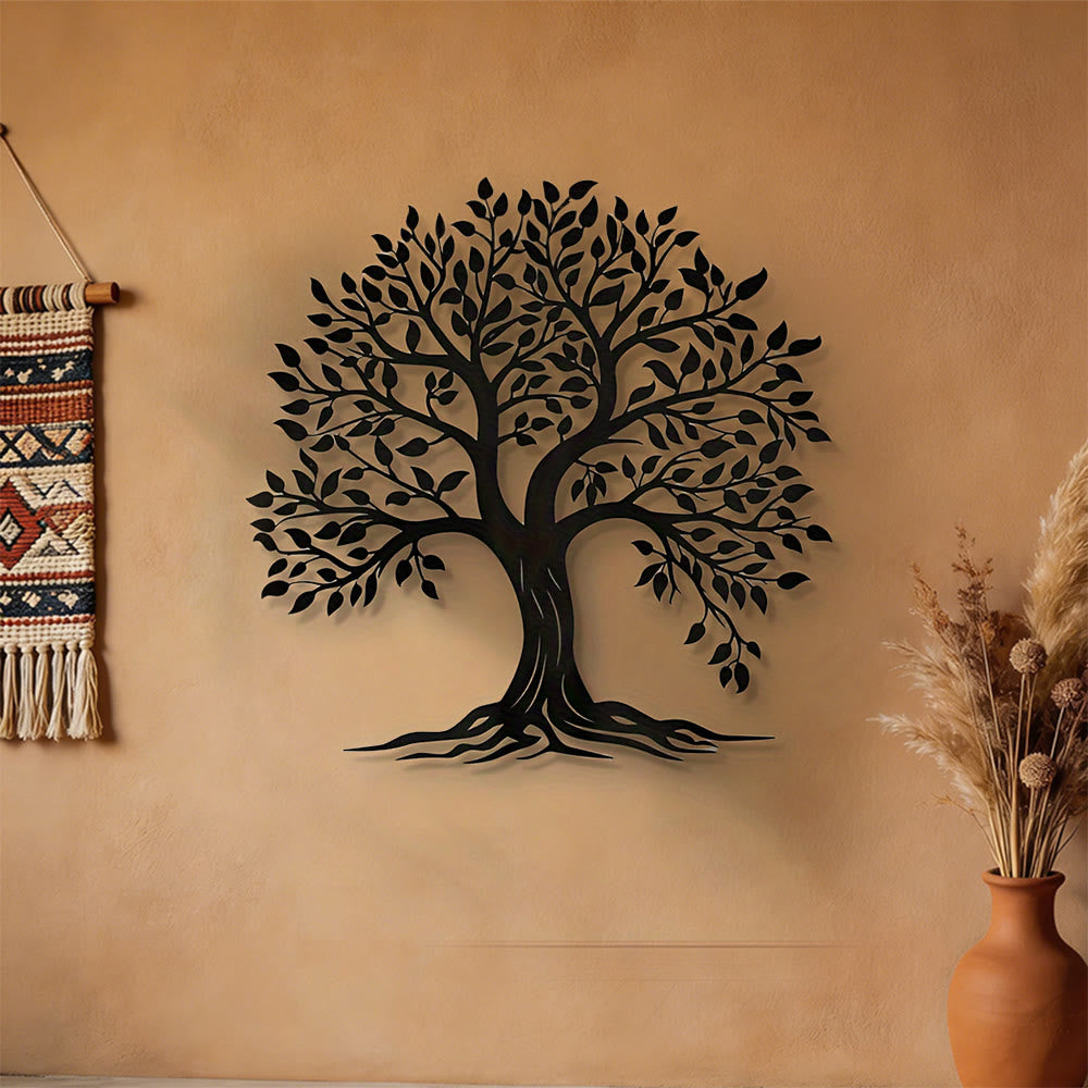 Decorazione murale minimalista in metallo a forma di albero della vita Olivenorma - Stile bohémien minimalista - image 0