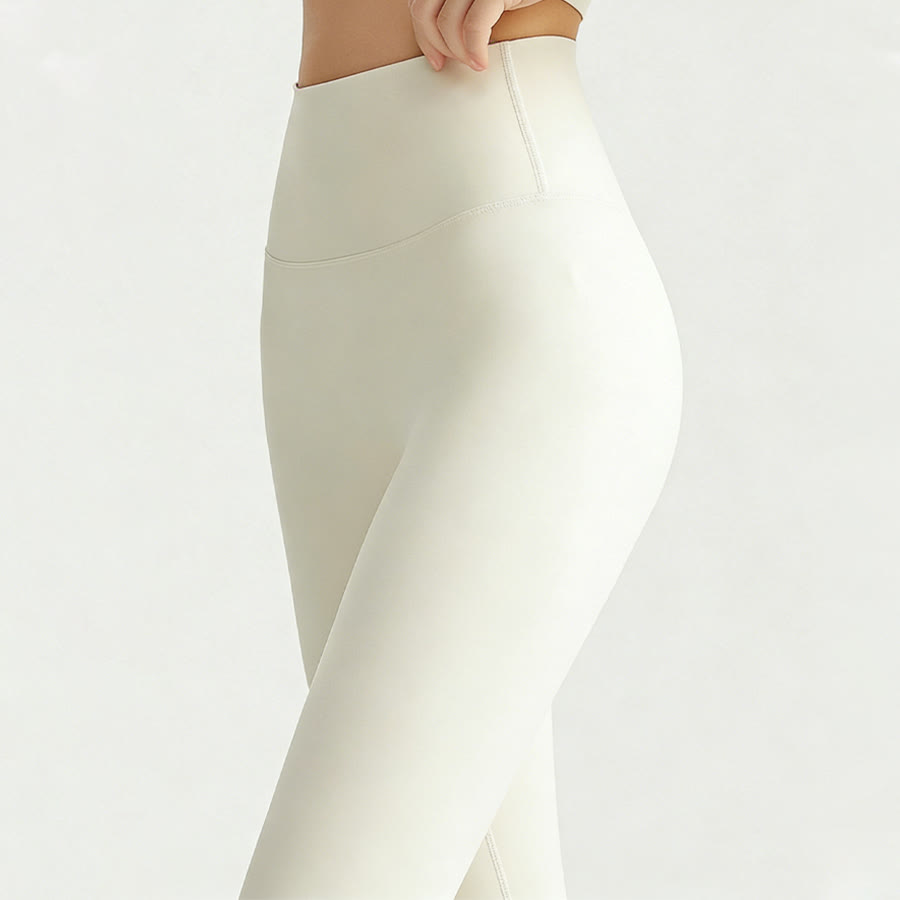 Pantaloni da yoga lunghi da donna Olivenorma a vita alta con gonna a portafoglio - image 5