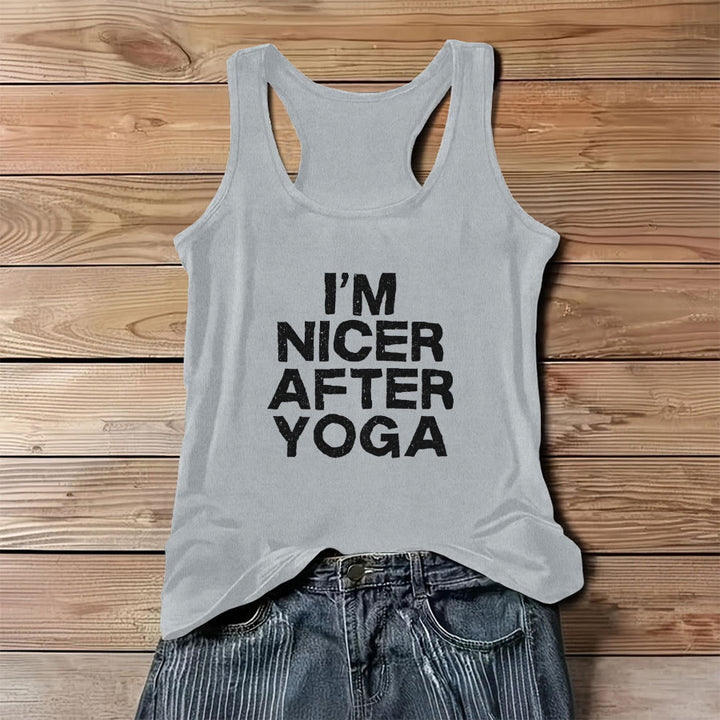 Canotta da donna Olivenorma con stampa grafica e slogan - Grigio - 3XL - image 9
