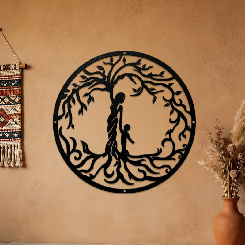 Decorazione murale in metallo Olivenorma " Madre e figli - Albero della vita" - 1Kid - image 2