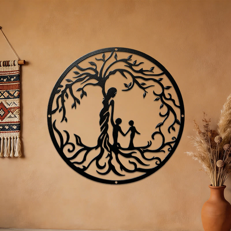 Decorazione murale in metallo Olivenorma " Madre e figli - Albero della vita" - 2Kids - image 3