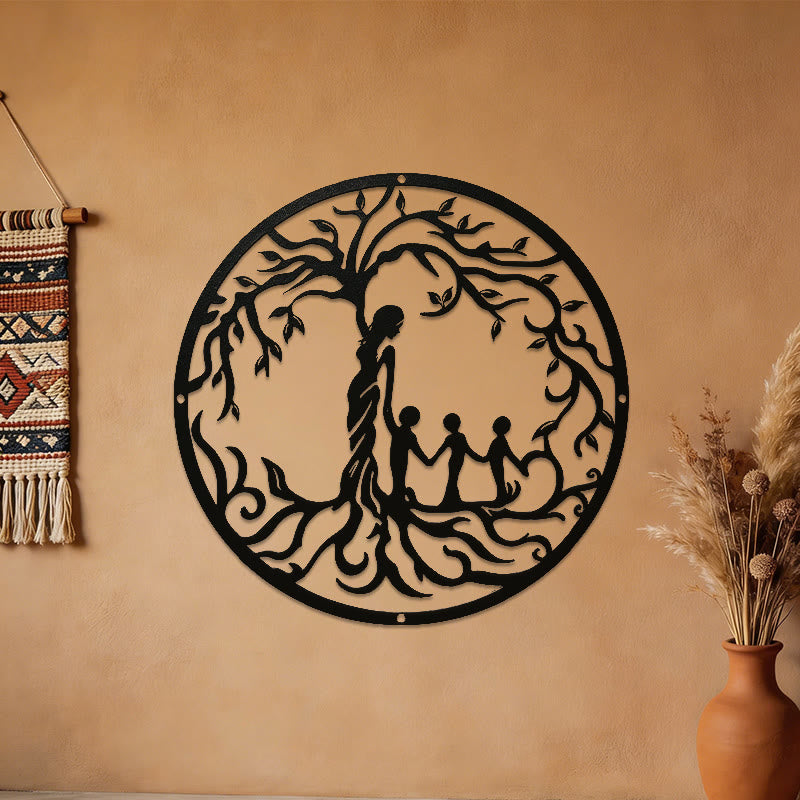 Decorazione murale in metallo Olivenorma " Madre e figli - Albero della vita" - 3Kids - image 4