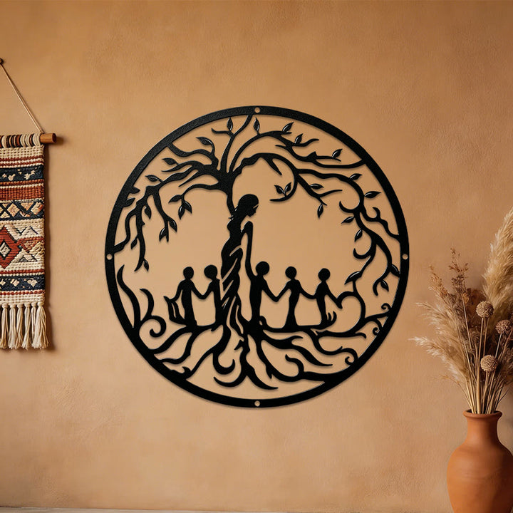 Decorazione murale in metallo Olivenorma " Madre e figli - Albero della vita" - 5Kids - image 6