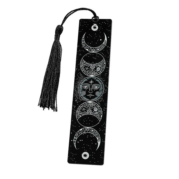 Segnalibro totem magico fantasy di Olivenorma - Faccia nera e lunare - 10 pezzi - image 19