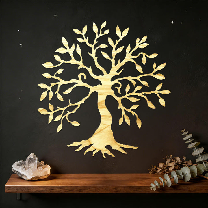 Decorazione da parete in metallo Olivenorma a forma di albero della vita rustico - image 2