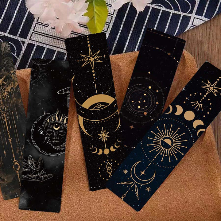 Segnalibro in stile tarocchi Olivenorma Sole, Luna e stelle celestiali. - Un set di 24 carte - image 0