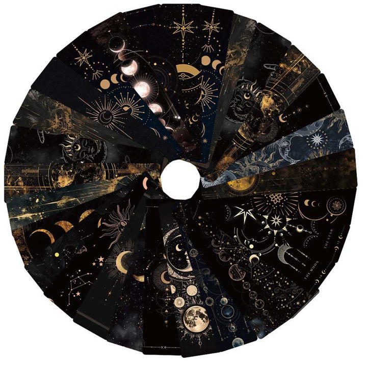 Segnalibro in stile tarocchi Olivenorma Sole, Luna e stelle celestiali. - image 6