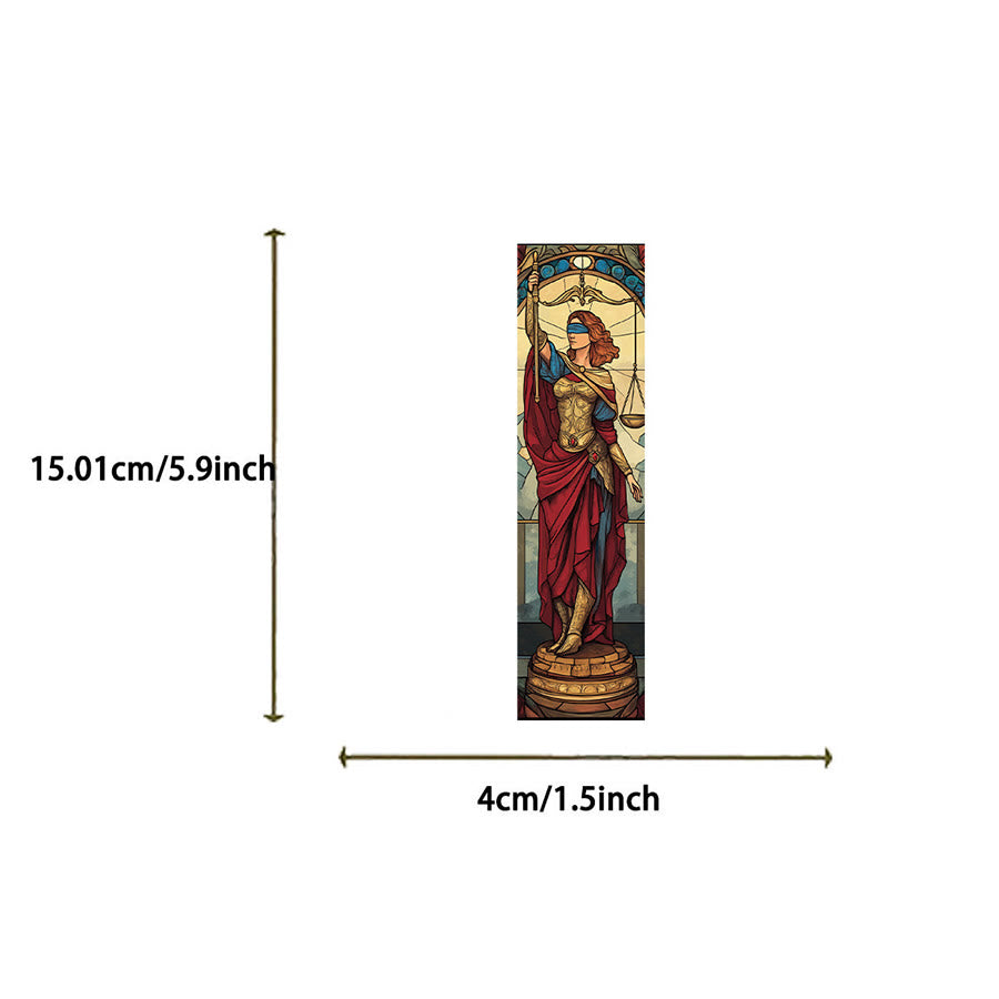 Segnalibro con personaggio degli Arcani dei Tarocchi in vetro colorato Olivenorma - image 6