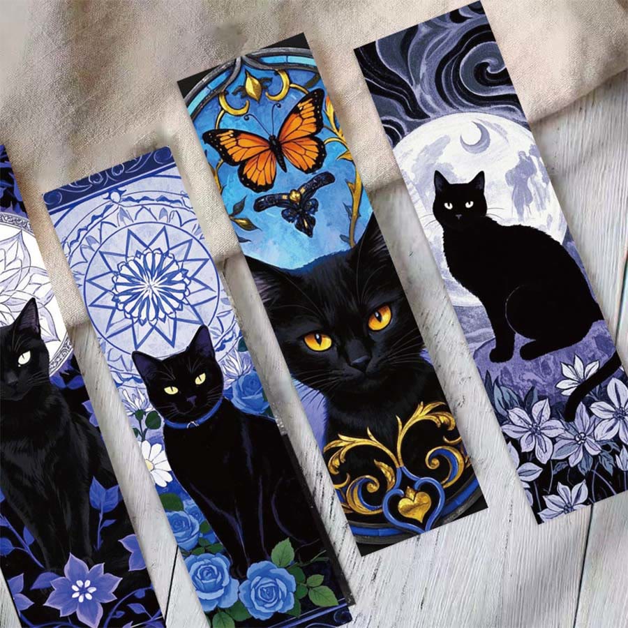 Segnalibro botanico Olivenorma Witchy Celestial Black Cat - image 5