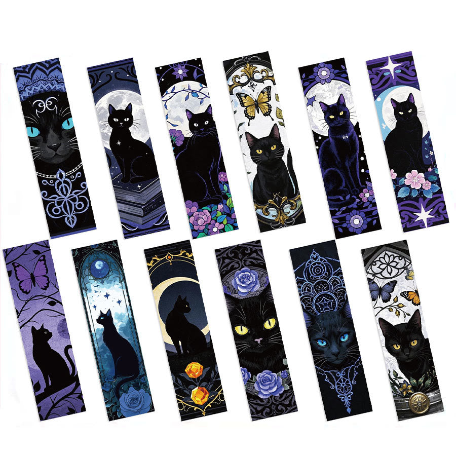 Segnalibro botanico Olivenorma Witchy Celestial Black Cat - image 8