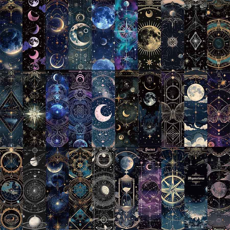 Segnalibro astrologico delle fasi lunari celestiali Olivenorma - image 8
