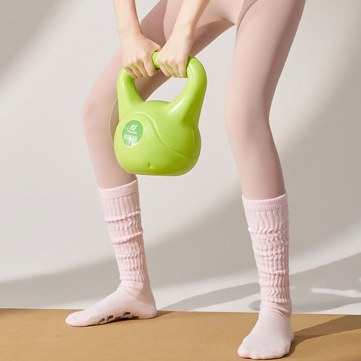 Calzini da yoga da donna Olivenorma con palmo intero in silicone, antiscivolo, per una postura stabile, assorbimento degli urti, traspiranti, elastici e antiscivolo, ideali per allenamento e yoga. - image 6