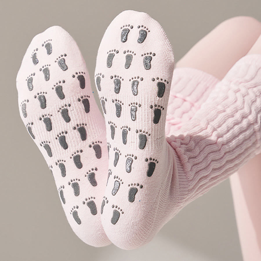 Calzini da yoga da donna Olivenorma con palmo intero in silicone, antiscivolo, per una postura stabile, assorbimento degli urti, traspiranti, elastici e antiscivolo, ideali per allenamento e yoga. - image 7