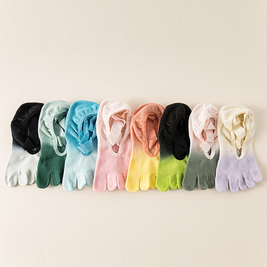 Calze da yoga da donna Olivenorma con punta separata, palmo intero, antiscivolo, resistenti agli urti, traspiranti e flessibili, per palestra indoor. - image 3