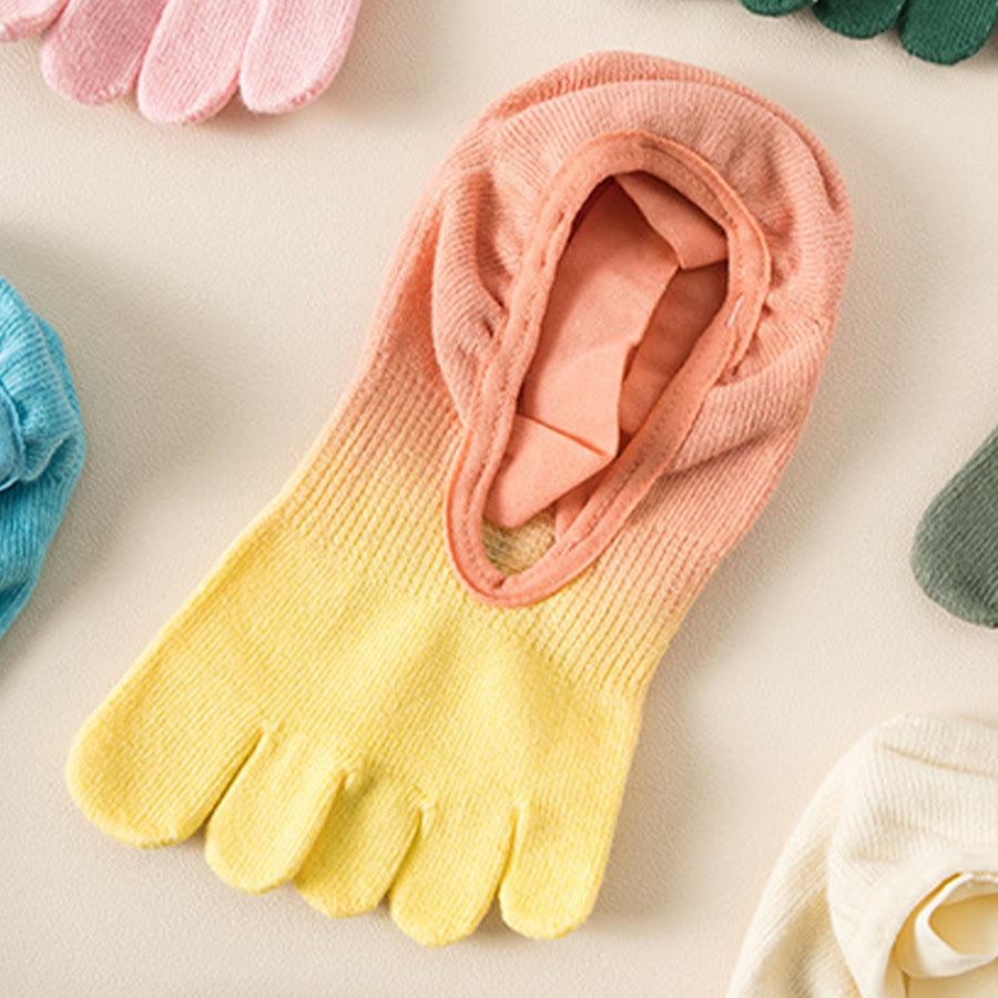 Calze da yoga da donna Olivenorma con punta separata, palmo intero, antiscivolo, resistenti agli urti, traspiranti e flessibili, per palestra indoor. - image 21