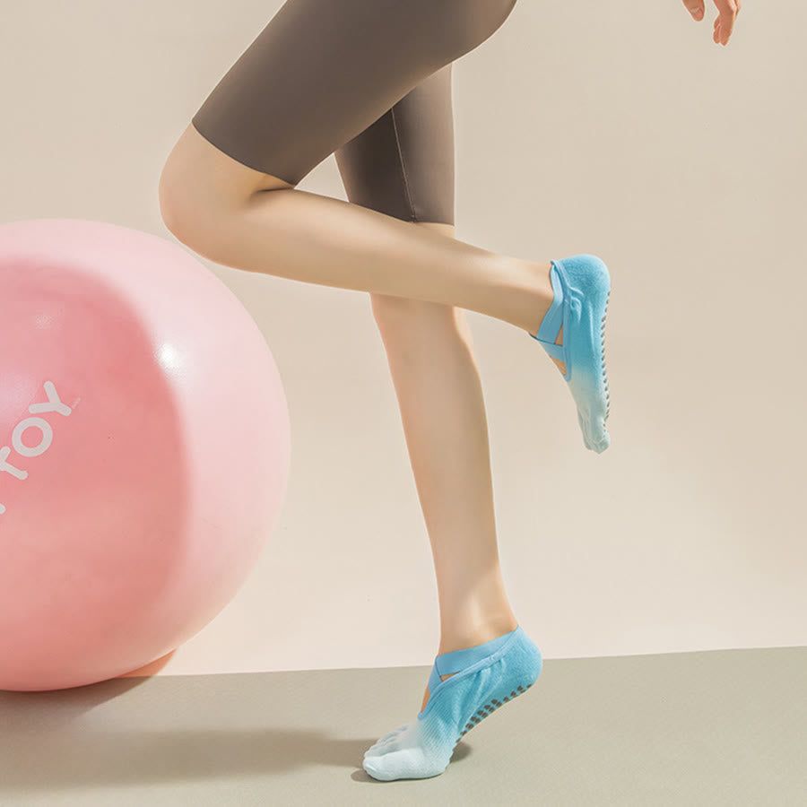 Calze da yoga da donna Olivenorma con punta separata, palmo intero, antiscivolo, resistenti agli urti, traspiranti e flessibili, per palestra indoor. - image 8