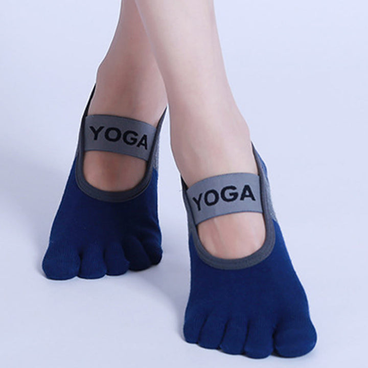 Calze da yoga da donna Olivenorma Premium a cinque dita in maglia antiscivolo con suola in silicone, supporto per l'equilibrio, traspiranti e flessibili, ideali per sport indoor e allenamento. - image 14