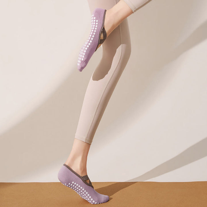 Calzini da yoga da donna Olivenorma, morbidi, aderenti al palmo, antiscivolo e resistenti agli urti, adatti a diverse situazioni di allenamento. - image 2
