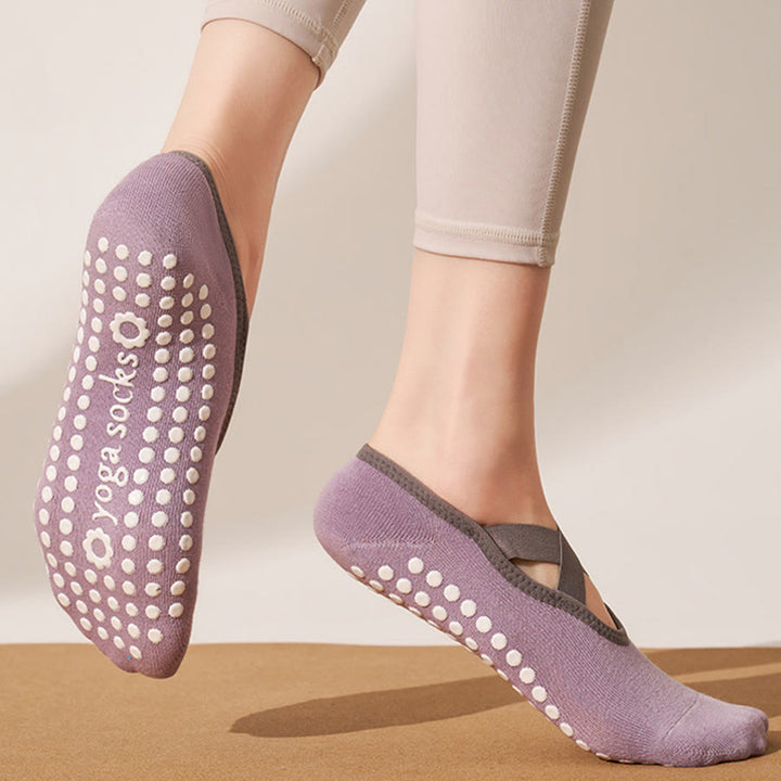 Calzini da yoga da donna Olivenorma, morbidi, aderenti al palmo, antiscivolo e resistenti agli urti, adatti a diverse situazioni di allenamento. - image 5