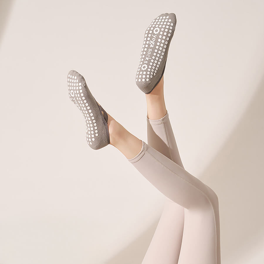 Calzini da yoga da donna Olivenorma, morbidi, aderenti al palmo, antiscivolo e resistenti agli urti, adatti a diverse situazioni di allenamento. - Grigio fumo chiaro - 10 paia - image 22