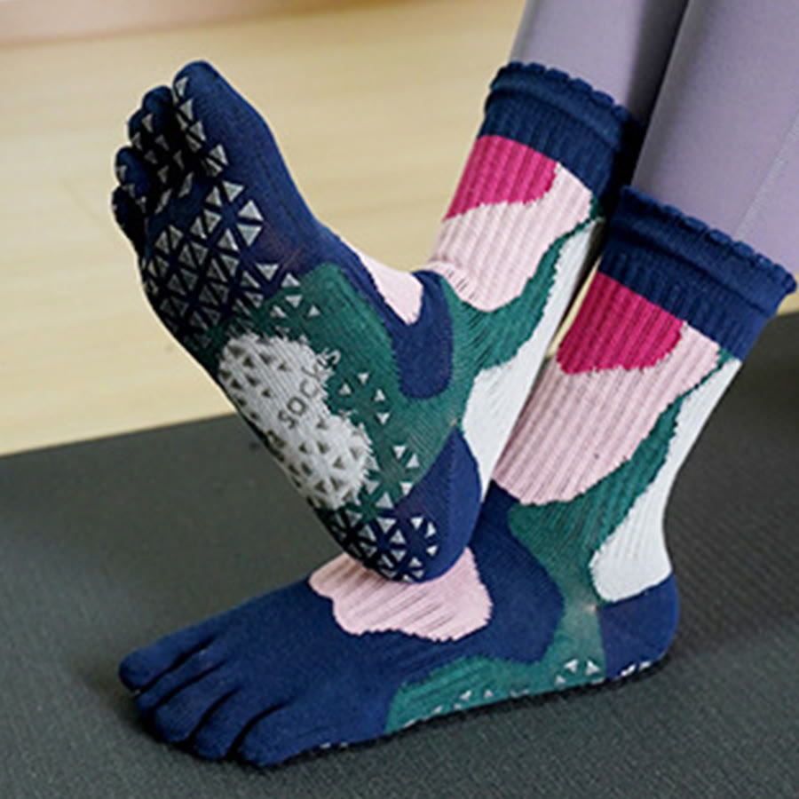 Calze da yoga da donna Olivenorma ad alta elasticità con inserti in silicone antiscivolo per alleviare la pressione e garantire comfort per tutto il giorno in palestra. - image 0