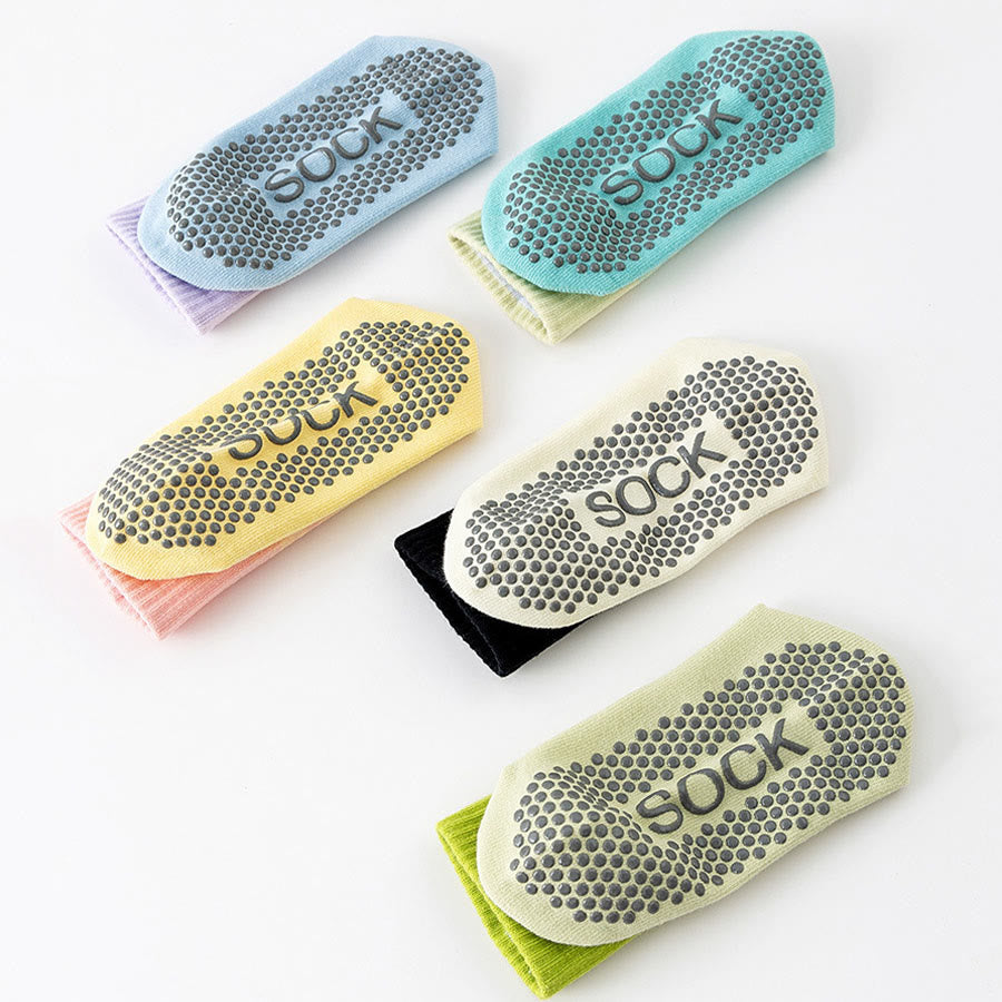 Calze da yoga da donna Olivenorma a metà polpaccio, ad alta elasticità, antiscivolo, con punti in silicone, resistenti agli urti e con supporto per l'equilibrio. - image 7