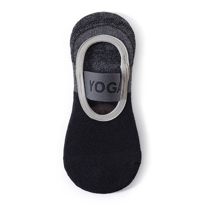 Calze da yoga Olivenorma con fodera interna nascosta, suola intera antiscivolo, assorbimento degli urti, in morbido cotone traspirante, ideali per allenamento, perfette per donna. - Nero inchiostro - 10 paia - image 8