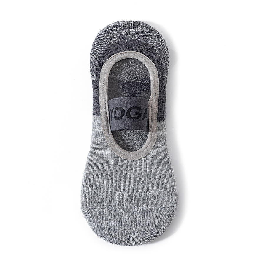Calze da yoga Olivenorma con fodera interna nascosta, suola intera antiscivolo, assorbimento degli urti, in morbido cotone traspirante, ideali per allenamento, perfette per donna. - Grigio crepuscolo - 10 paia - image 7