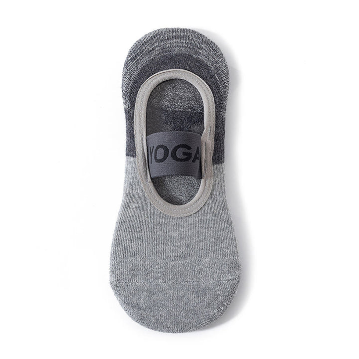 Calze da yoga Olivenorma con fodera interna nascosta, suola intera antiscivolo, assorbimento degli urti, in morbido cotone traspirante, ideali per allenamento, perfette per donna. - Grigio crepuscolo - 10 paia - image 7