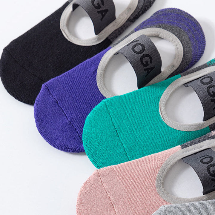 Calze da yoga Olivenorma con fodera interna nascosta, suola intera antiscivolo, assorbimento degli urti, in morbido cotone traspirante, ideali per allenamento, perfette per donna. - image 15