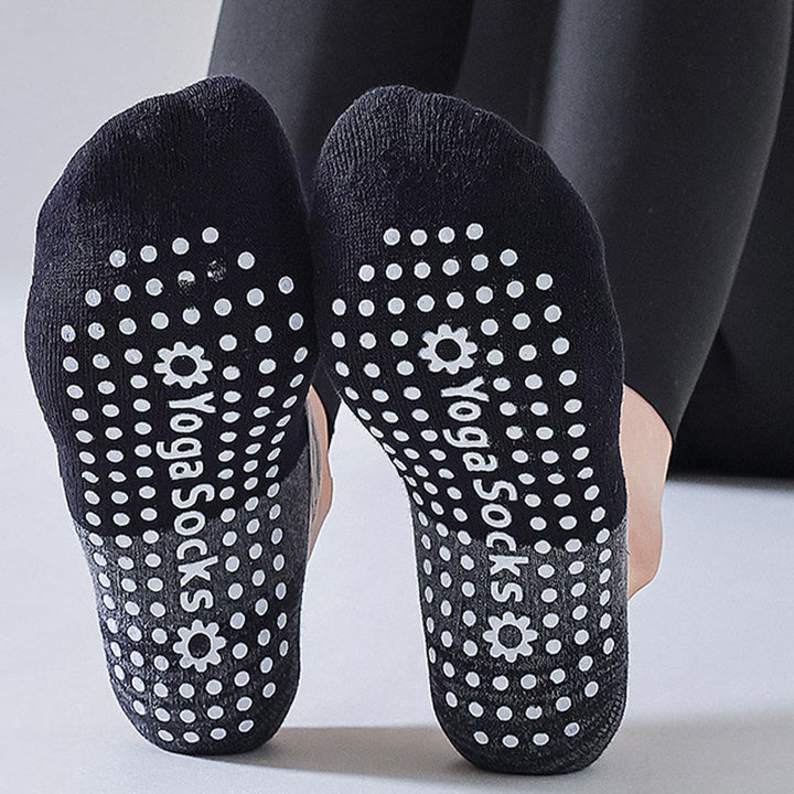 Calze da yoga Olivenorma con fodera interna nascosta, suola intera antiscivolo, assorbimento degli urti, in morbido cotone traspirante, ideali per allenamento, perfette per donna. - image 9