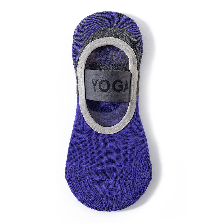 Calze da yoga Olivenorma con fodera interna nascosta, suola intera antiscivolo, assorbimento degli urti, in morbido cotone traspirante, ideali per allenamento, perfette per donna. - Viola Rolando - 10 paia - image 1