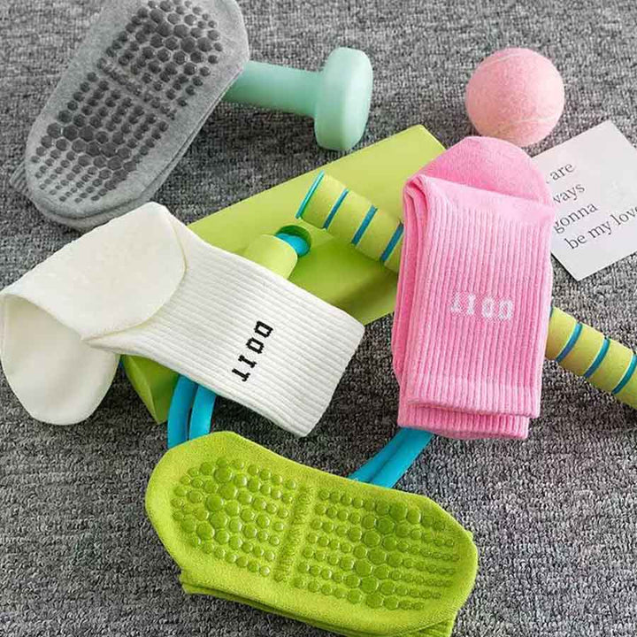 Calze da yoga da donna Olivenorma a tubo medio, elasticizzate, a copertura totale, antiscivolo, con supporto in silicone, ideali per sport e situazioni multiple. - image 8