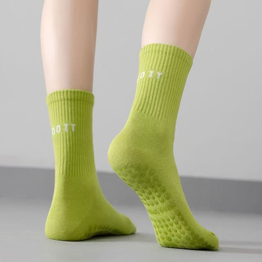 Calze da yoga da donna Olivenorma a tubo medio, elasticizzate, a copertura totale, antiscivolo, con supporto in silicone, ideali per sport e situazioni multiple. - image 17