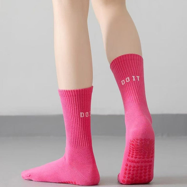 Calze da yoga da donna Olivenorma a tubo medio, elasticizzate, a copertura totale, antiscivolo, con supporto in silicone, ideali per sport e situazioni multiple. - image 12