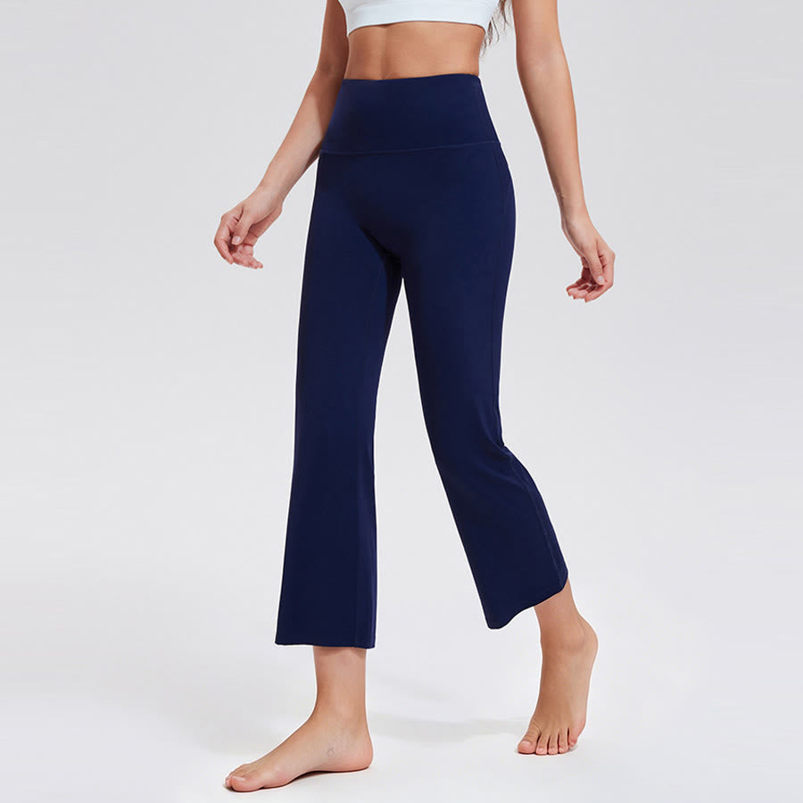 Pantaloni da yoga/fitness da donna Olivenorma a vita alta, modello Eight Points Micro Flare Slim. - image 12