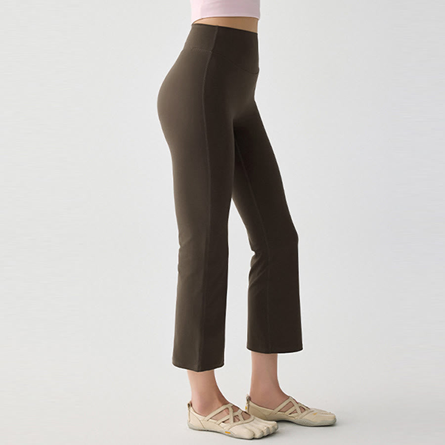 Pantaloni da jogging/yoga da donna Olivenorma con vita incrociata e risvolto, modello harem ampio. - image 3