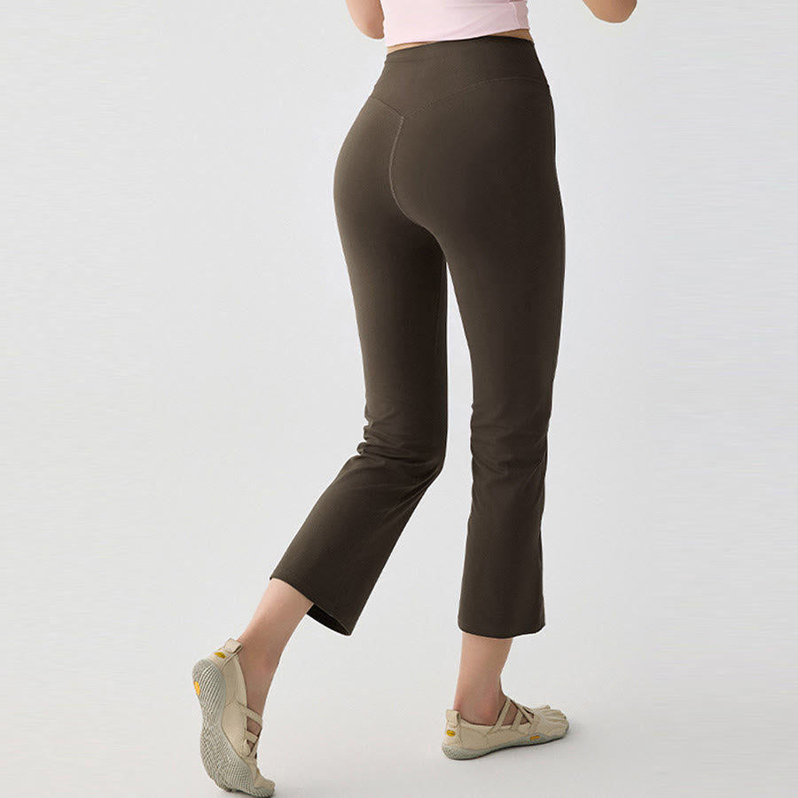 Pantaloni da jogging/yoga da donna Olivenorma con vita incrociata e risvolto, modello harem ampio. - image 2