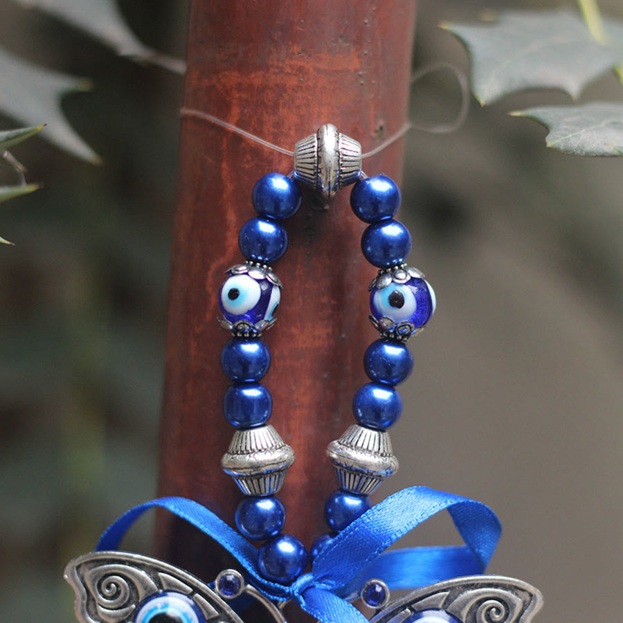 Ornamento decorativo Olivenorma Retro Butterfly Evil Eye Lucky Blessing - image 1