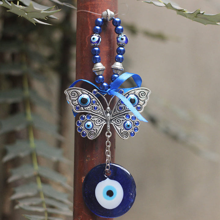 Ornamento decorativo Olivenorma Retro Butterfly Evil Eye Lucky Blessing - Occhio di farfalla contro il male - image 0