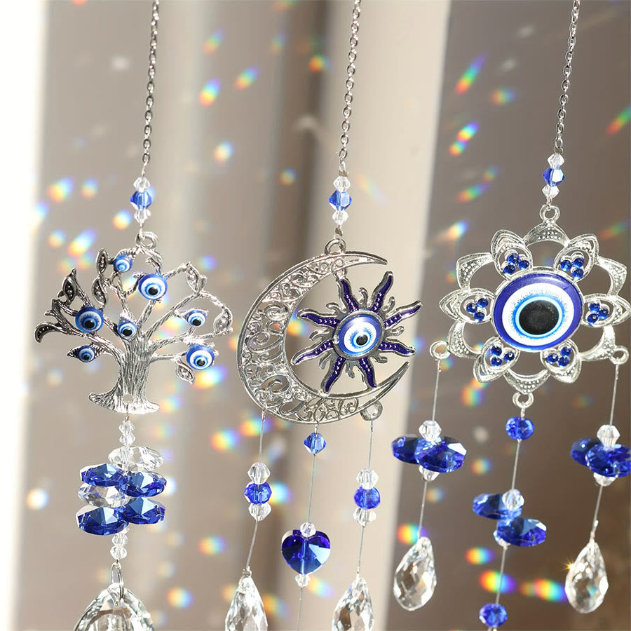 Ornamento da appendere Olivenorma Multi Style Evil Eye Crystal Capture Ornament - image 3