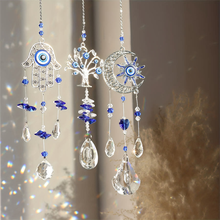Ornamento da appendere Olivenorma Multi Style Evil Eye Crystal Capture Ornament - image 1