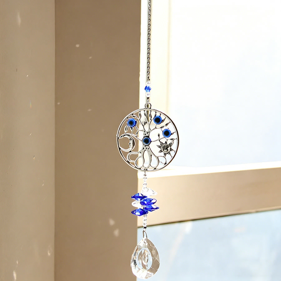 Ornamento da appendere Olivenorma Multi Style Evil Eye Crystal Capture Ornament - Albero Classico - image 11