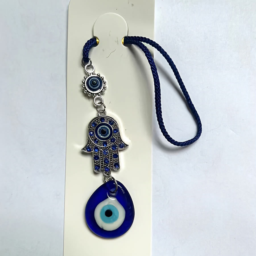 Olivenorma Hamsa Mano Occhio di Allah Portafortuna Benedizione Ornamento Protettivo da Appendere Benedizione Protezione - image 3