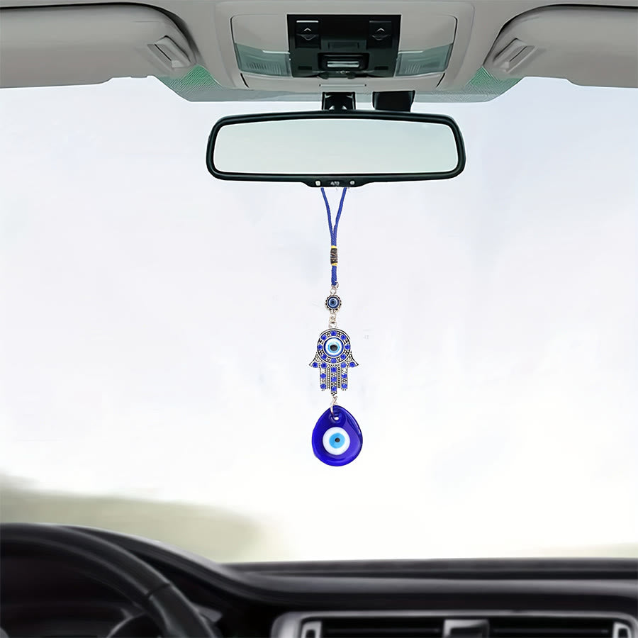 Olivenorma Hamsa Mano Occhio di Allah Portafortuna Benedizione Ornamento Protettivo da Appendere Benedizione Protezione - image 2