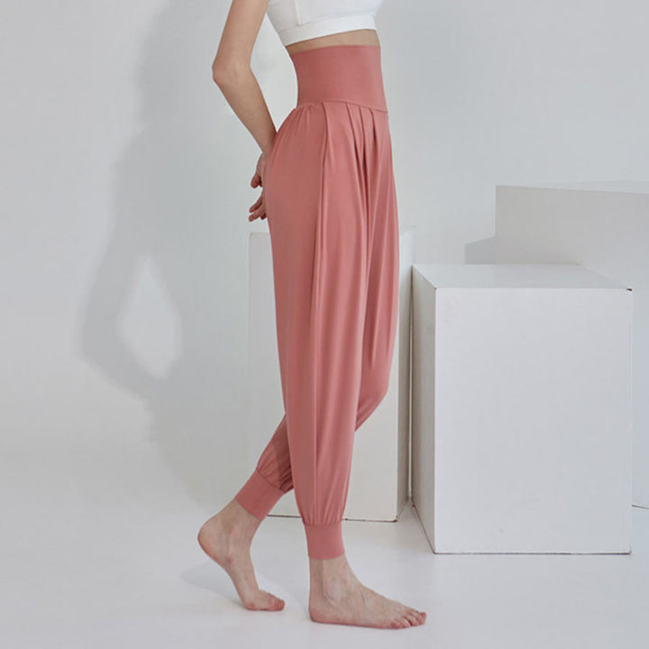 Pantaloni da jogging/yoga da donna Olivenorma Ultra High Waist Pleated Loose Harem Jogger. - image 32