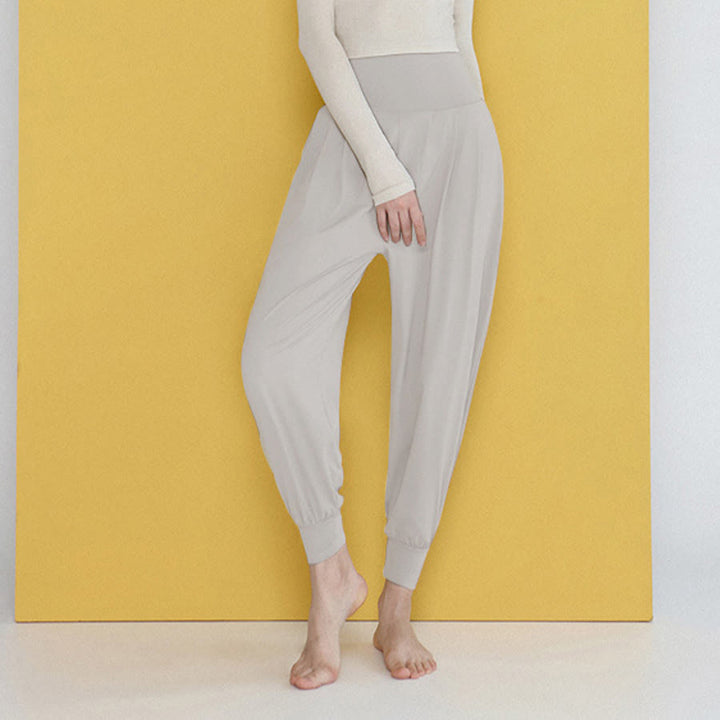 Pantaloni da jogging/yoga da donna Olivenorma Ultra High Waist Pleated Loose Harem Jogger. - image 2