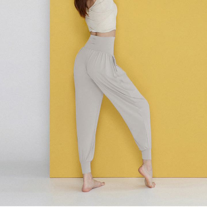 Pantaloni da jogging/yoga da donna Olivenorma Ultra High Waist Pleated Loose Harem Jogger. - image 3