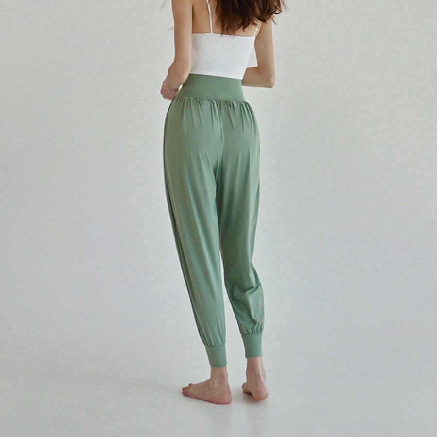 Pantaloni da jogging/yoga da donna Olivenorma Ultra High Waist Pleated Loose Harem Jogger. - image 30