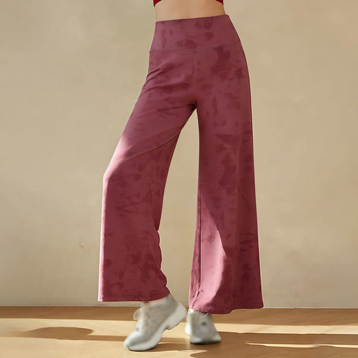 Pantaloni da yoga casual da donna Olivenorma a vita alta e gamba larga. - image 7
